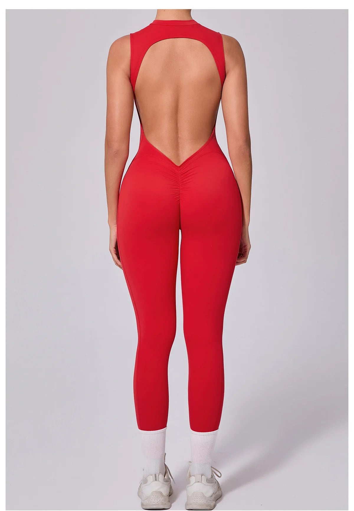 Women's Workout Black Jumpsuit