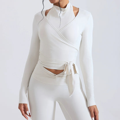 Apex Ritual – 新型ヨガ長袖ジムシャツ – スポーツトップ フィットネス アウトドア ランニング (Mujer)