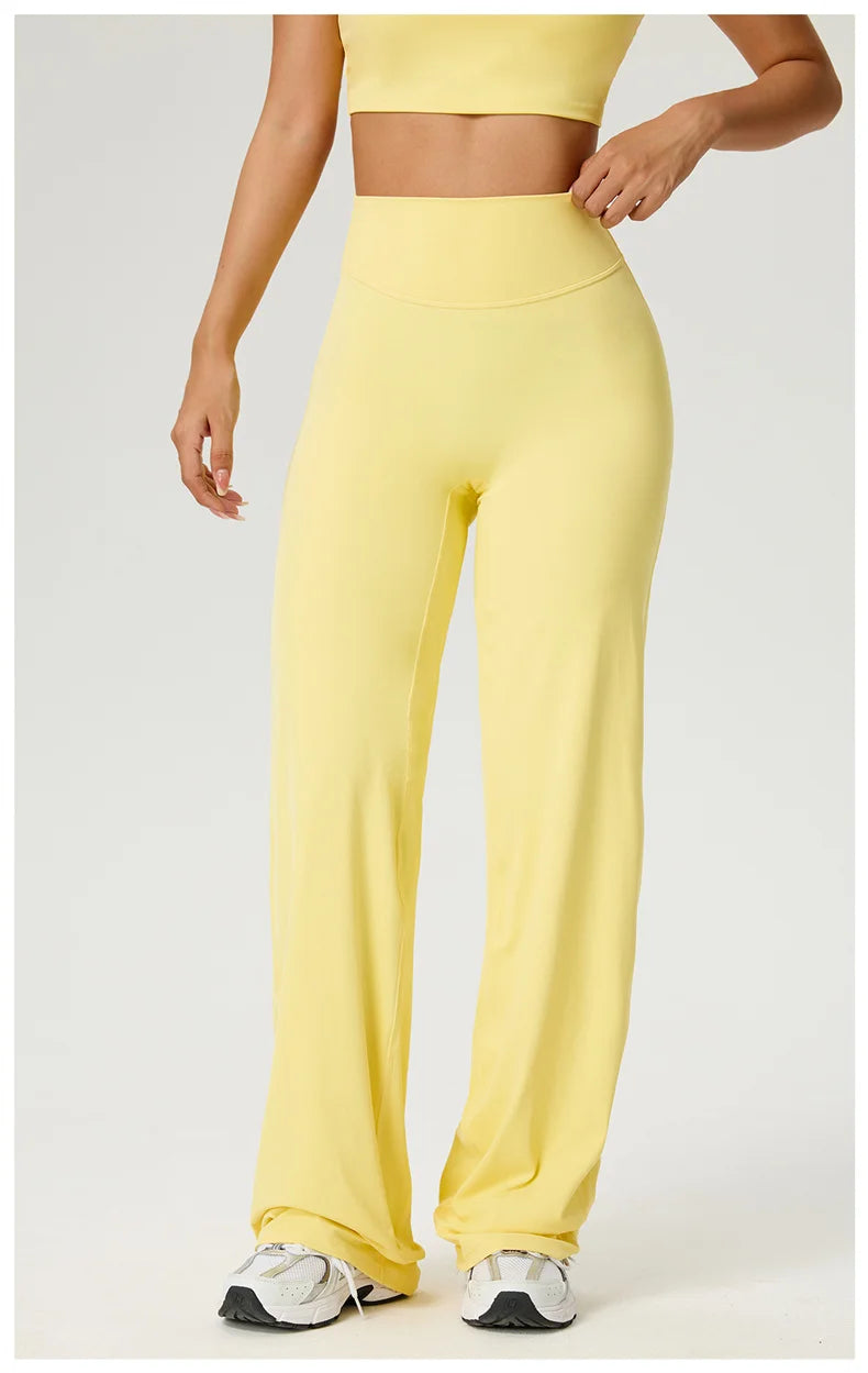 Women's Workout Wide-Leg High-Waist Leggings