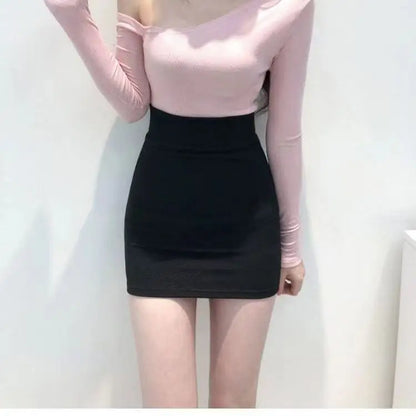 Skirts Women 2025 Tight Sexy Office Wear Elasticity Hip Wrap Chic and Elegant Woman Skirt Korean Style Fashion High Waist Summer