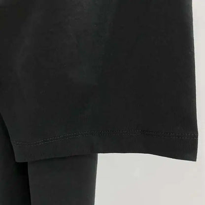 HKSH Spring Summer New Men's Tide Streetwear Cotton Solid Color Loose RO Style Short Sleeves Large Tees Chic Dark T-shirt HK2008