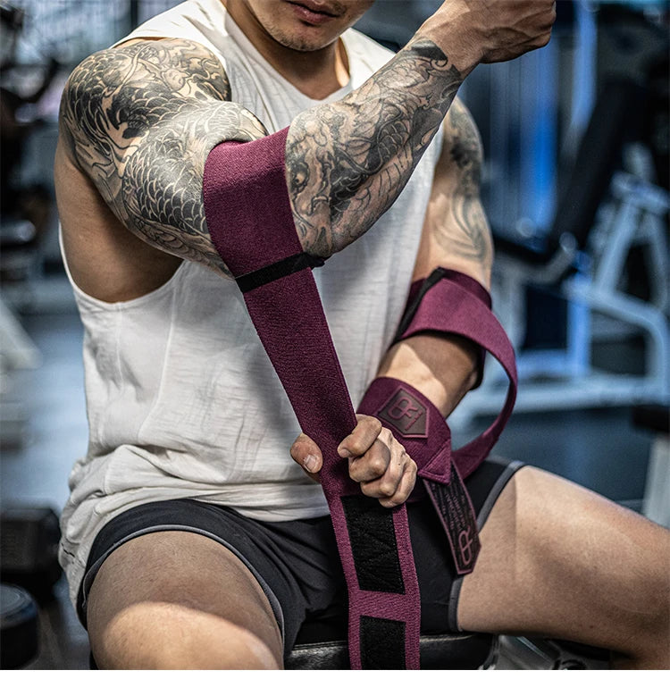 Elbow Straps Gym Fitness Weight Lifting Elbow Wraps High Elastic Sport Crossfit Elbow Support Workout Protector