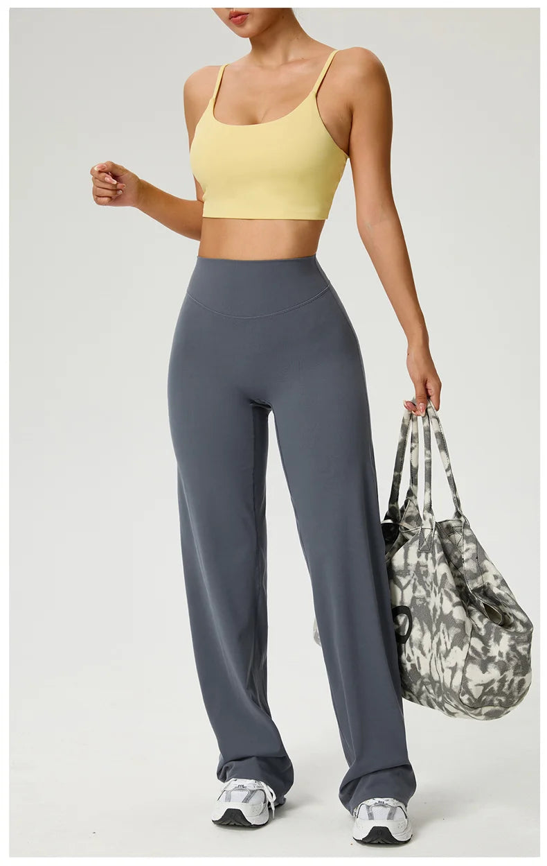 Women's Workout Wide-Leg High-Waist Leggings