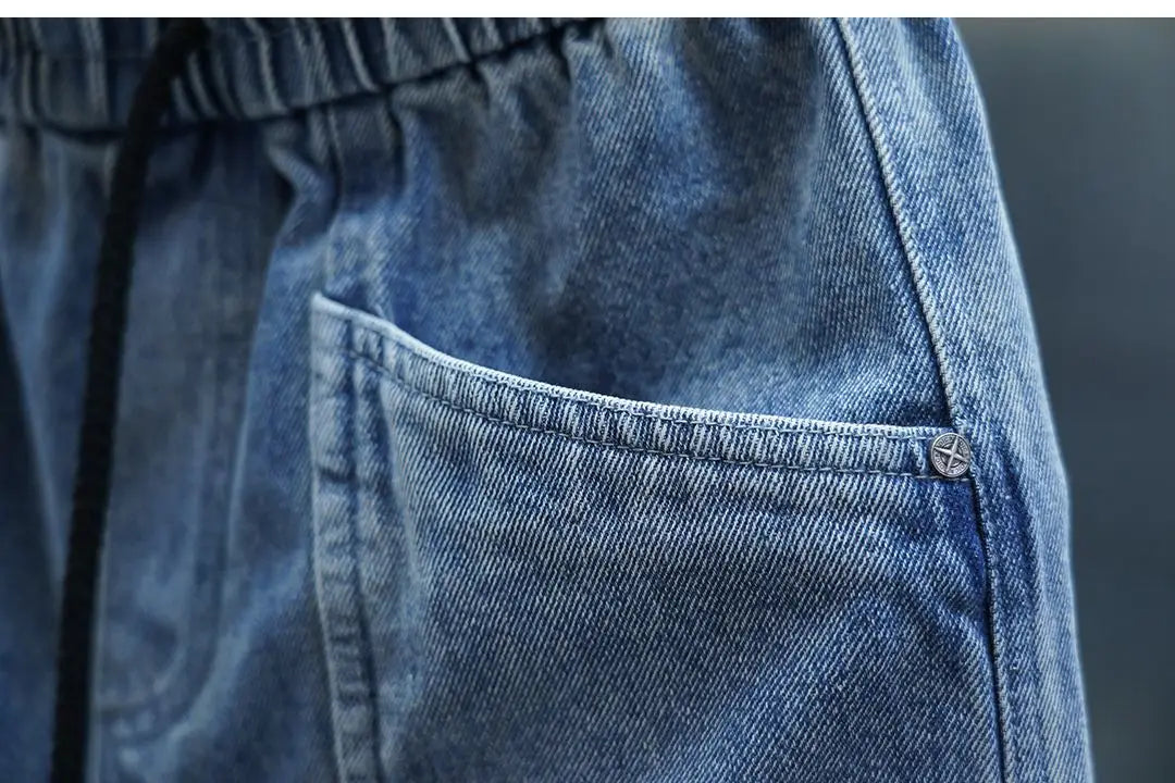 Fashionable Harem Jeans Outdoor Casual Men's Trousers Luxury Brand Men Clothing