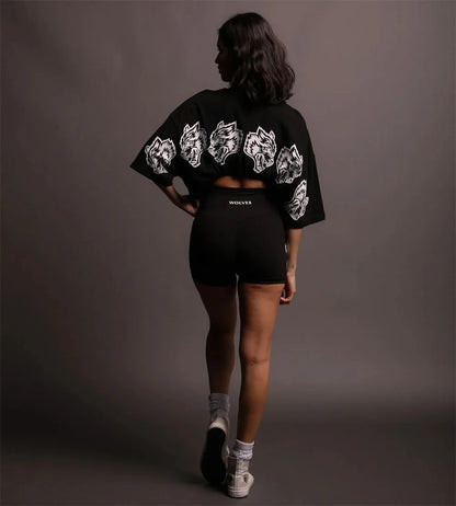 Apex Ritual – 純綿半袖プリントカップルTシャツ – 男女兼用フィットネススポーツウェア