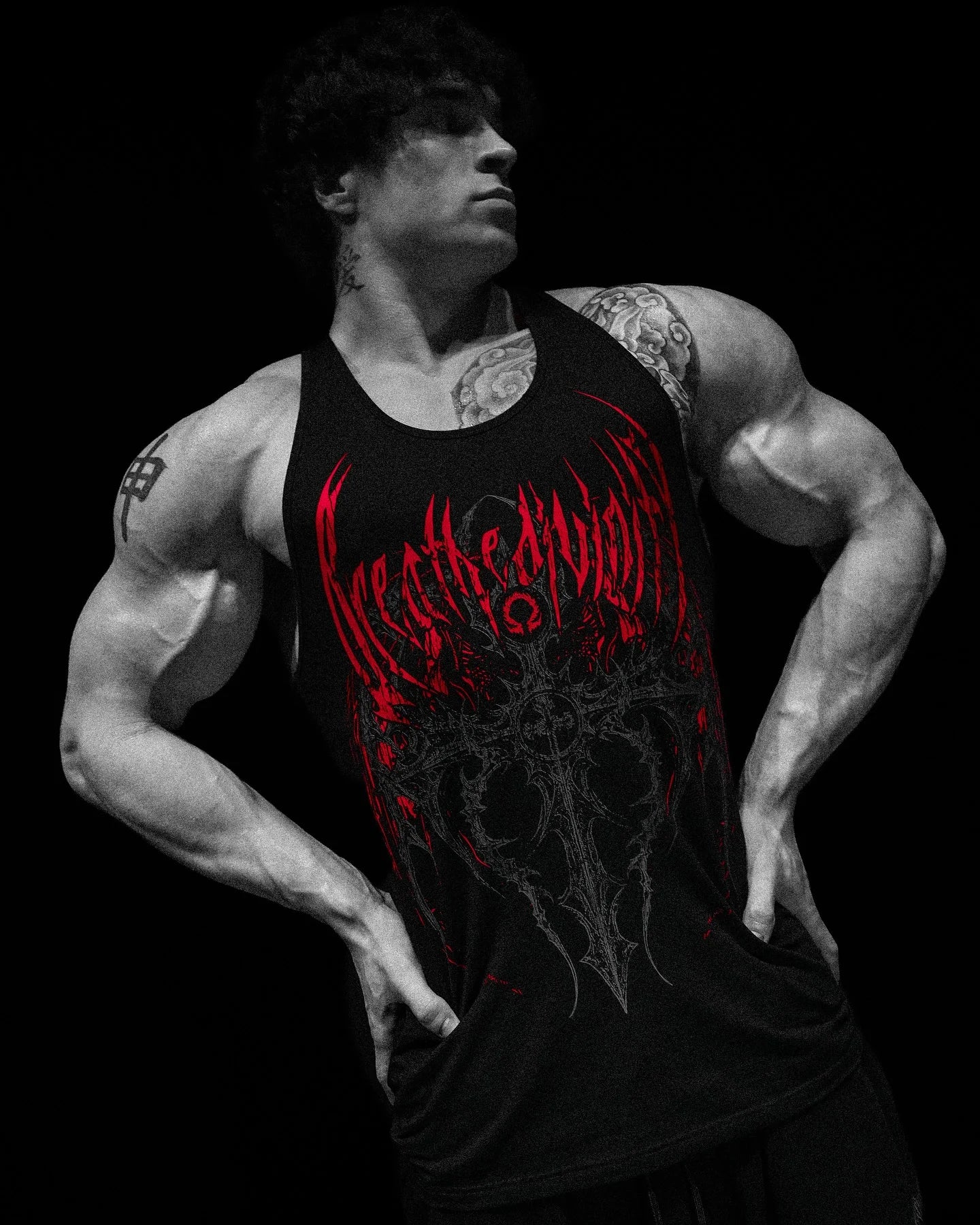 Breathedivinty Men's Sports Vests for Jogging and Fitness Training T-Shirts