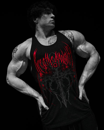 Breathedivinty Men's Sports Vests for Jogging and Fitness Training T-Shirts