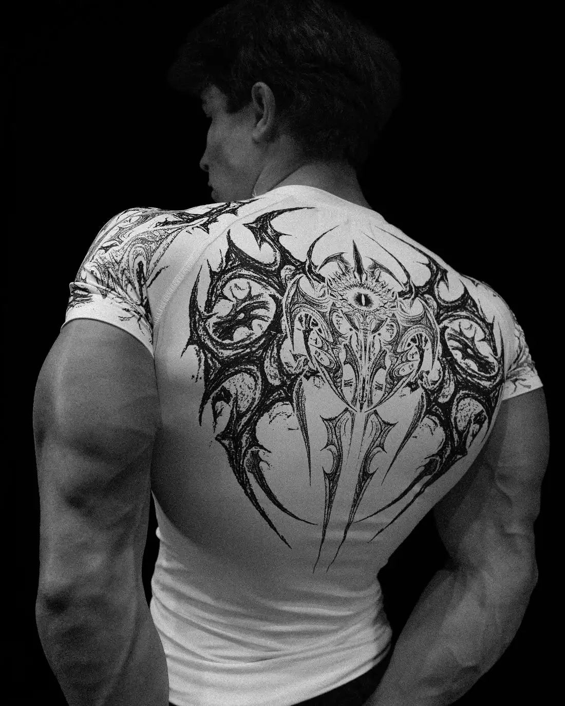 Breathedivinity Fitness Sports T-shirt with High Elasticity and Short Sleeve for Men