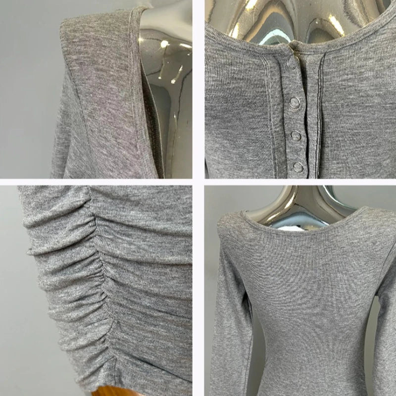 Women's Half-Zip Bodycon Mini Dress