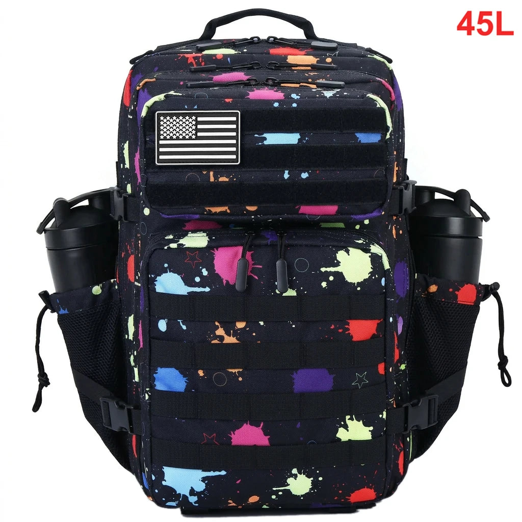 Apex Ritual 45L Tactical Backpack – Waterproof Sports, Travel & Hiking Rucksack