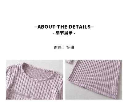 Women's Hollow-Zip Knit Mini Dress