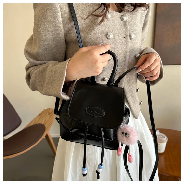 Faionable Retro Commuter Bapa 2023 New Sle Casual Versatile Korean Version Single oulder Bag Soft PU Magnetic Bul...
