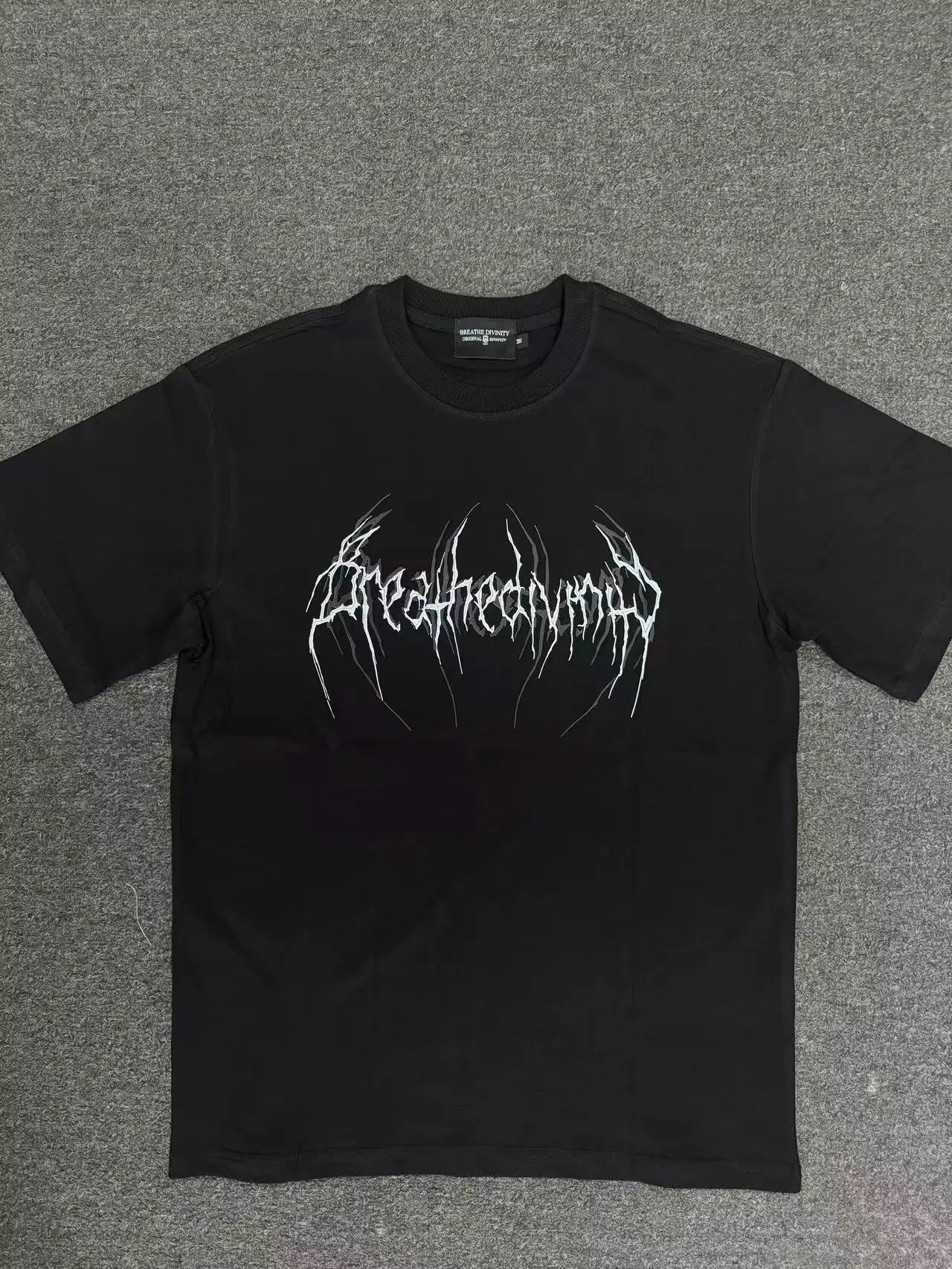 Breathedivinity American-style loose-fitting fitness cotton t-shirt