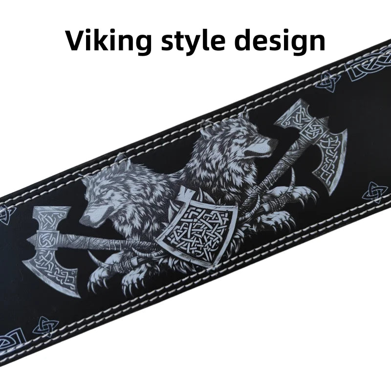 Viking Weight Lifting Belt 10cm Wide Powerlifting Belt, Gym Heavy Duty Fitness Belt for Men Women Weightlifting, Deadlift, Squat