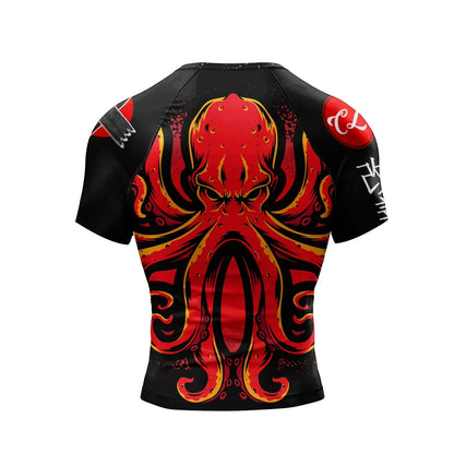 Apex Ritual – ノーギ柔術ラッシュガード – 柔術・キックボクシング ポリエステル コンプレッション スポーツTシャツ
