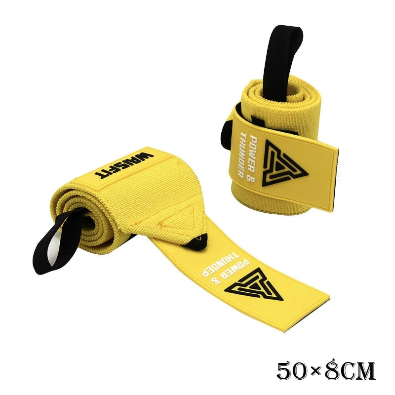 1Pair Premium Wrist Band Wrist Support Brace Strap Extra Strength Weightlifting Wrist Wrap Bandage for Fitness Gym Training Gift