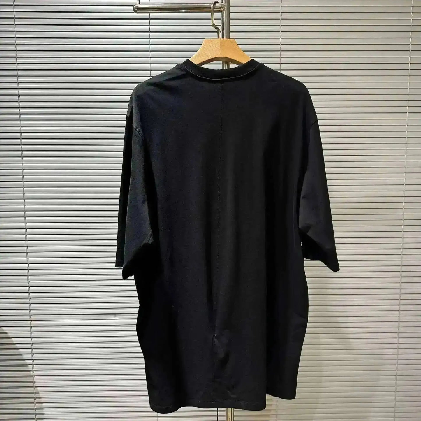 HKSH Summer Men's Tide Dark High Street Trendy Letters Print T-shirt Women Round Collar Cotton Oversized Loose Short Tees HK3578