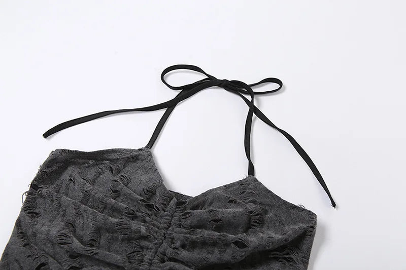 Gray Mystic Sexy Lace Cutout Retro Mature Charm Feminine Party Queen Senior Women's Long Sleeve Tuxedo Top