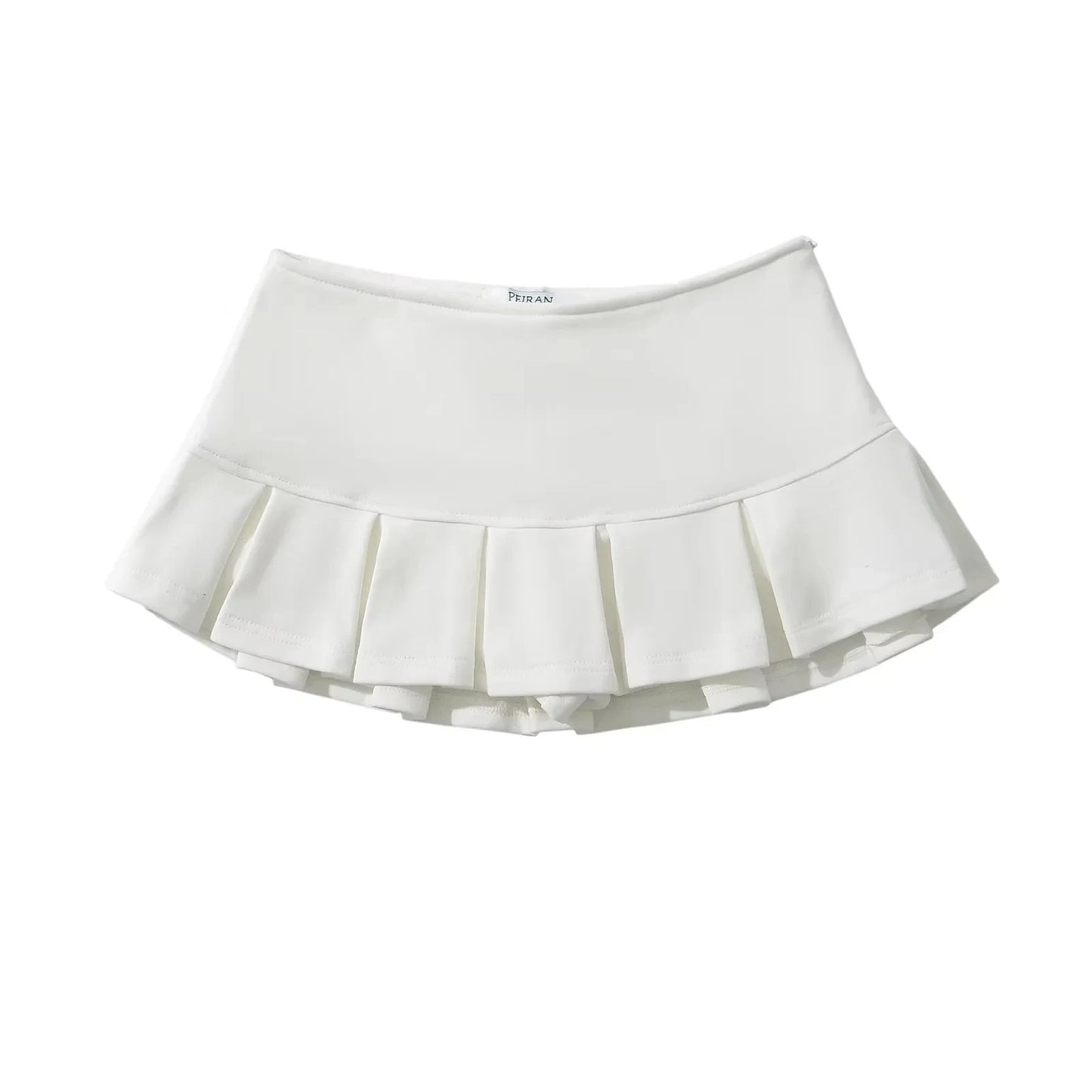 Women's Y2K Low-Rise Pleated Skort