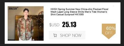 HKSH RO 2025 Summer New Man Dark Tide Chic Tank Top Ultra-thin Transparent Sleeveless Sweatshirt Wool Fashion Vest Trendy HK4911