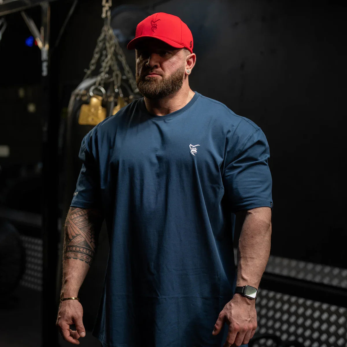 Apex Ritual – メンズコットンジムTシャツ – ルーズフィット サマーラウンドネック ランニングTシャツ