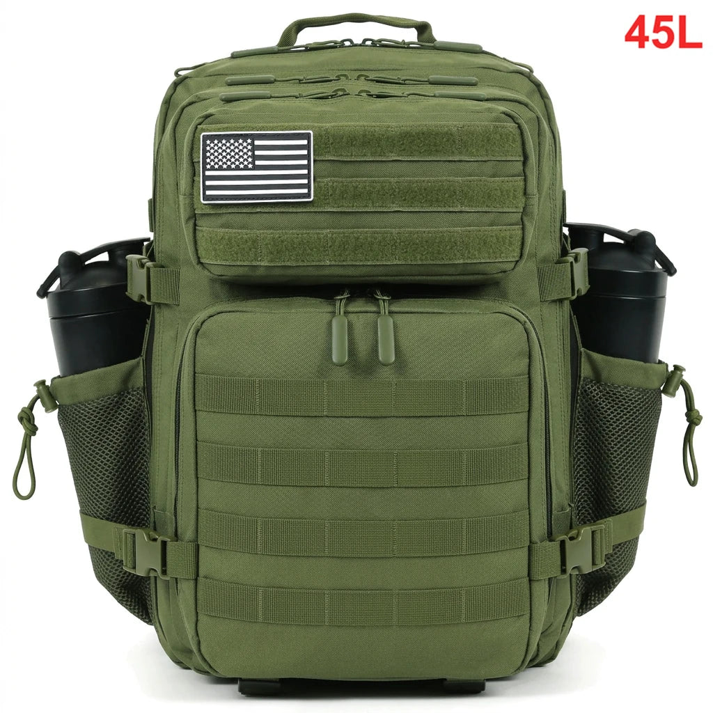 Apex Ritual 45L Tactical Backpack – Waterproof Sports, Travel & Hiking Rucksack