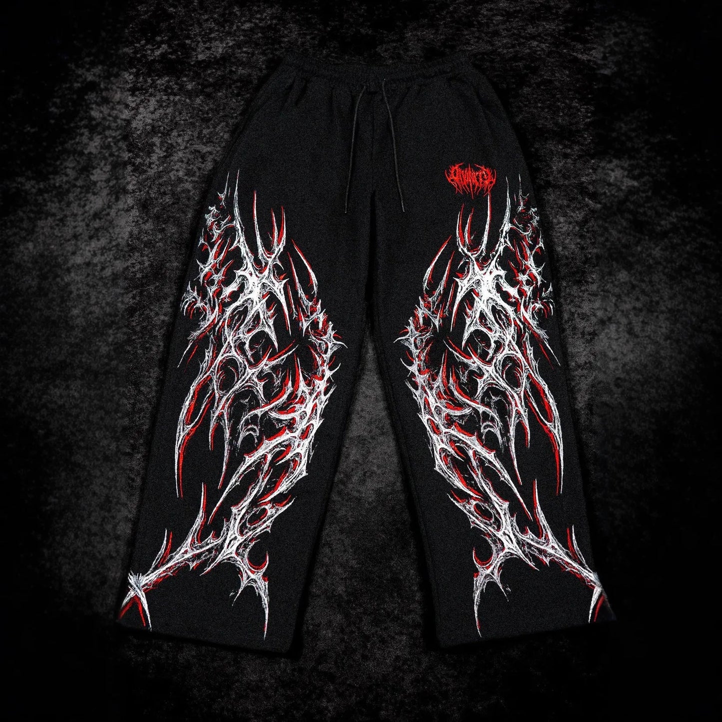BREATHEDIVINITY men's sports pants for jogging, fitness and leisure, with printed patterns, straight and wide fit long pants