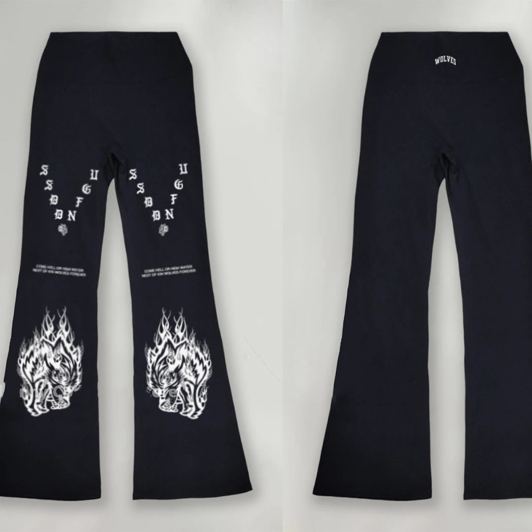 DARC SPORT Yoga Flare Pants - Summer Quick-Drying Wide Leg Pants with Tight - APEX RITUAL women's pants