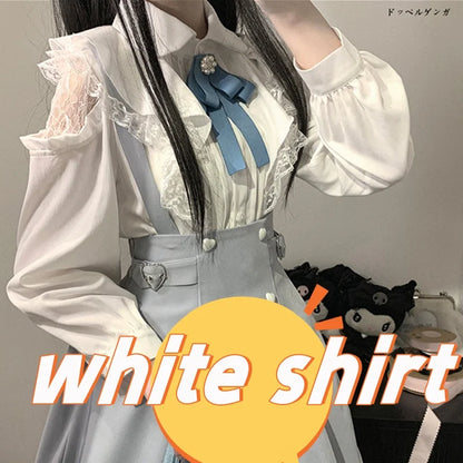 Women's Jirai Kei Lolita Long-Sleeve Blouse