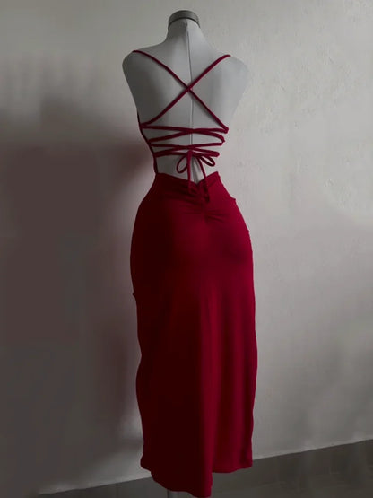 Women's Halter Hip-Hugging Summer Dress
