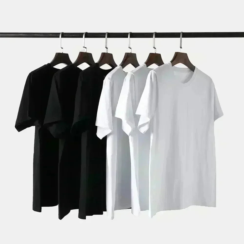Harajuku Streetwear Hip Hop Men's Tattoo Chicano Front Fross Short Sleeve T-shirt Personality Gangster West Coast Streetwear