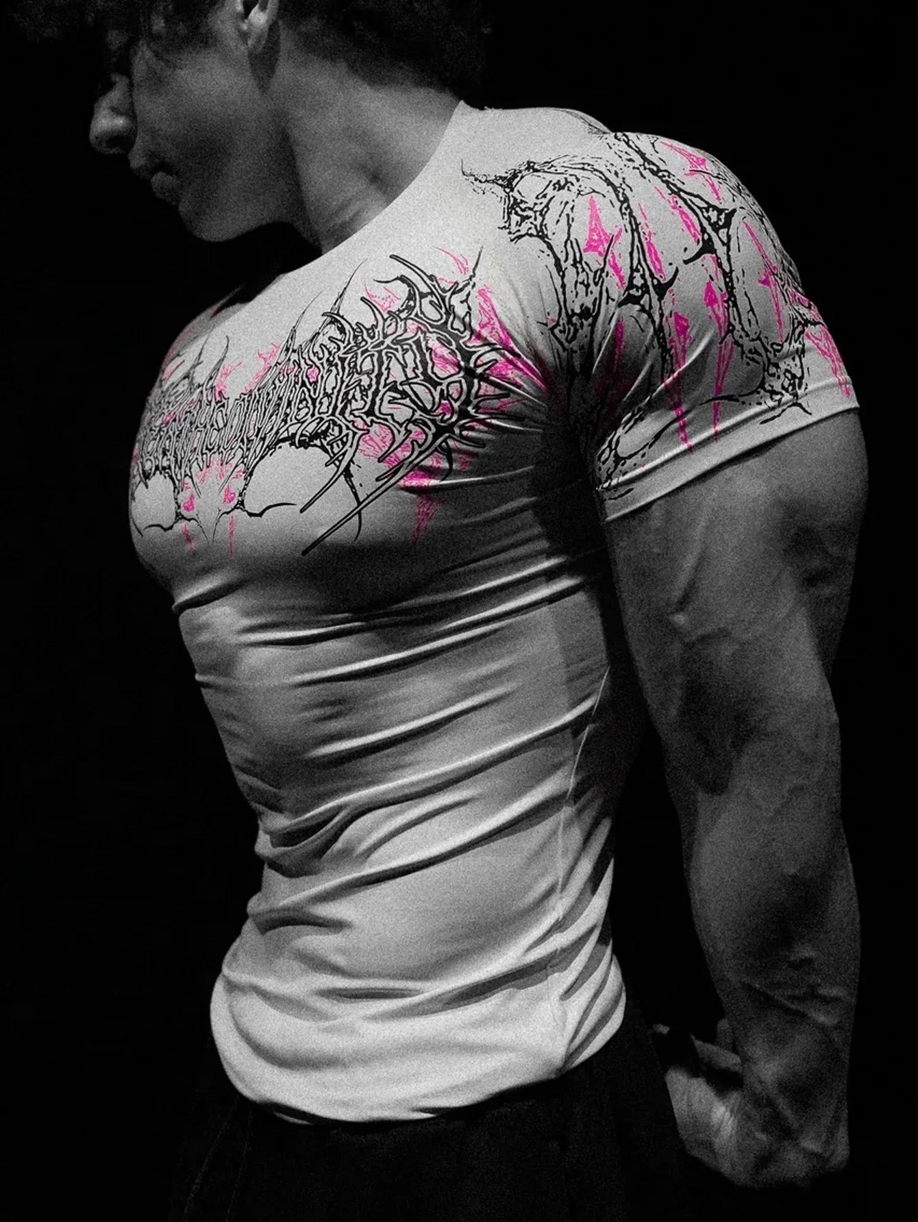Breathedivinity Men's T-shirt - American Dark Style, Fitness and Sports - APEX RITUAL men's t-shirts