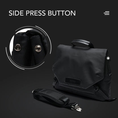 MATE ELAN Waterproof Business Men's Messenger Bag, Multi-functional Laptop Case, Casual Large Capacity Crossbody Bag for Men