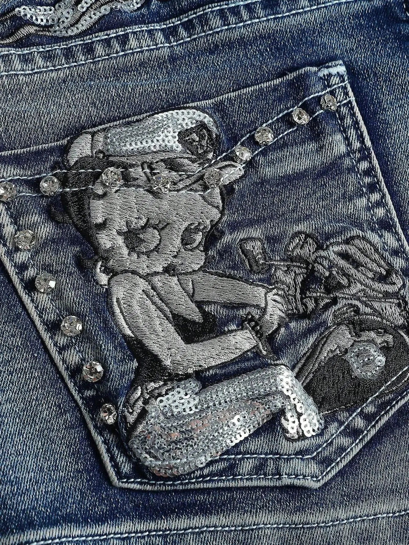 Women's Y2K High-Waist Denim Shorts