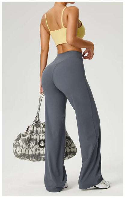 Women's Workout Wide-Leg High-Waist Leggings