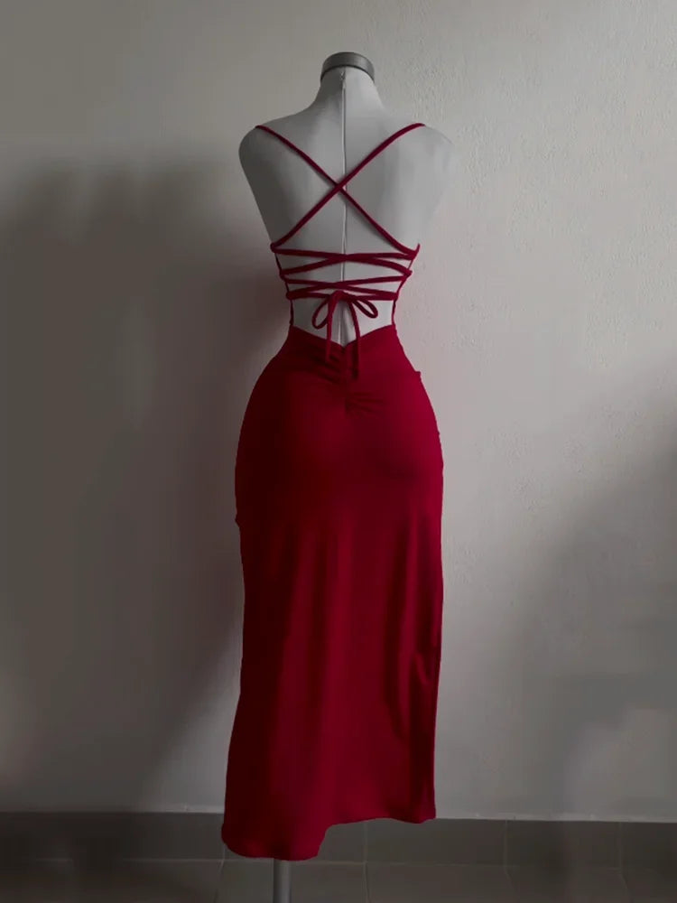 Women's Halter Hip-Hugging Summer Dress